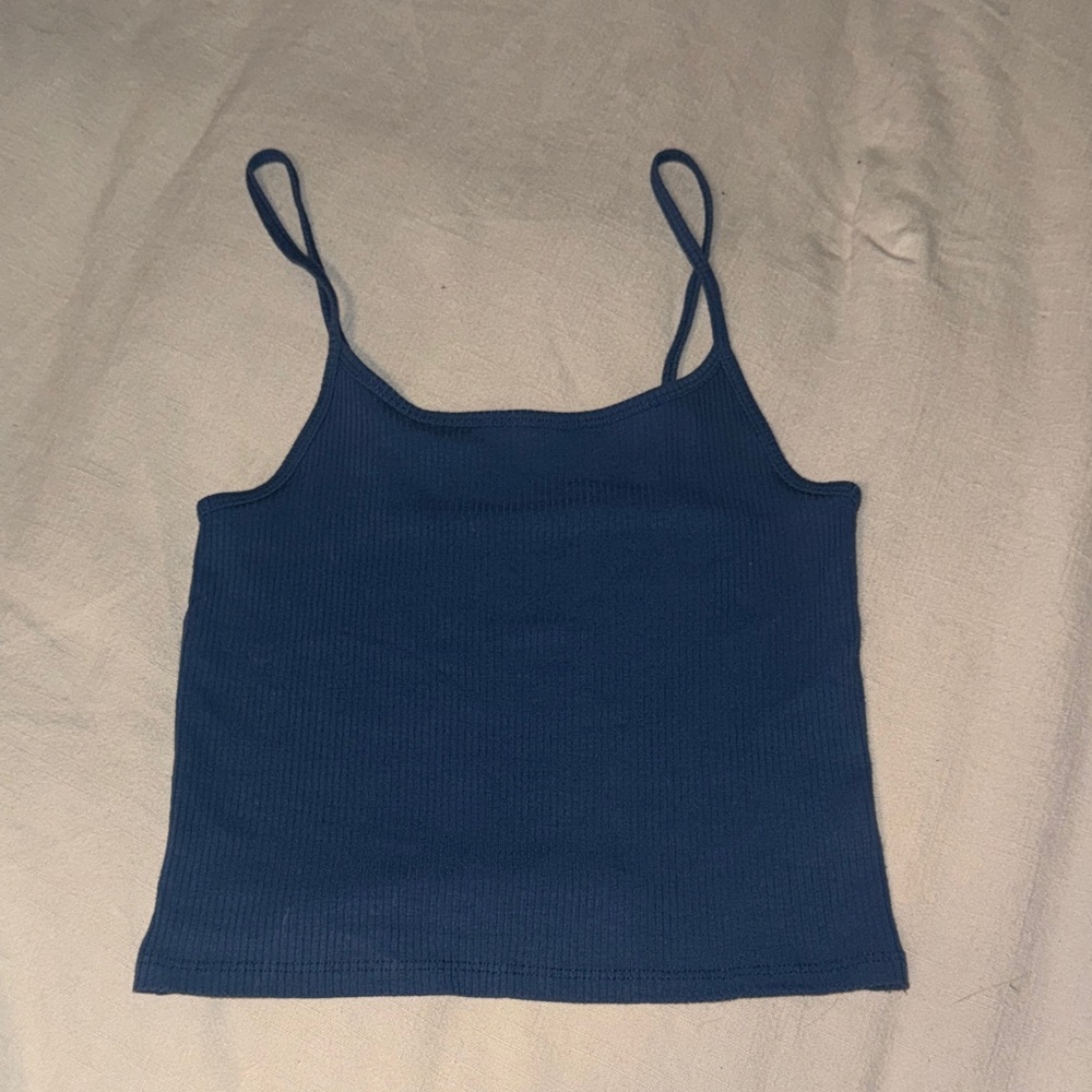 American Eagle Outfitters Navy Tank Top